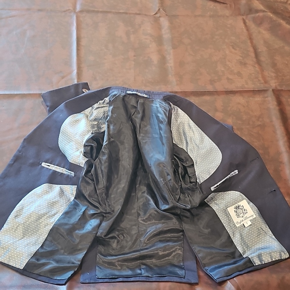 N English Laundry Dress Coat Navy Sz 7 Kids - Picture 5 of 5